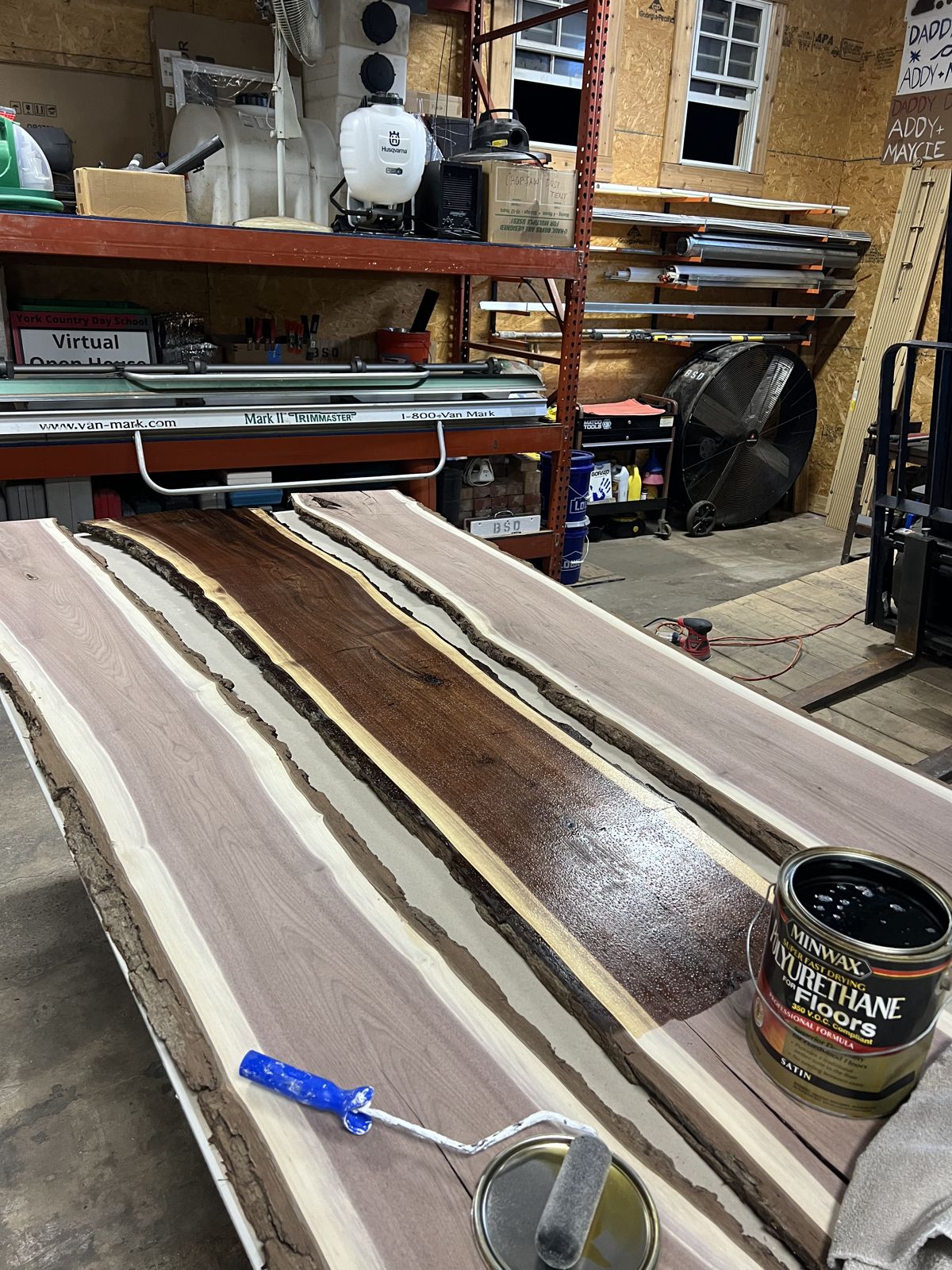 First finish coat
