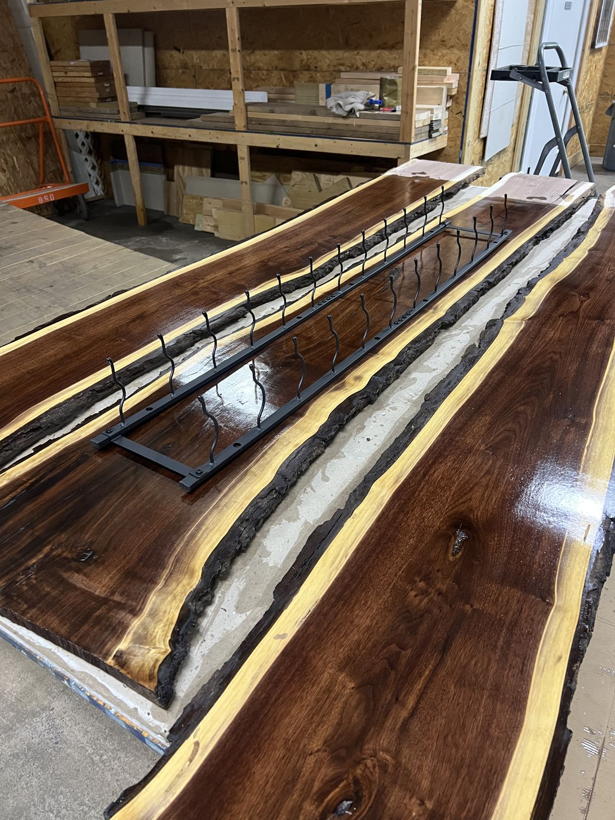 Laying out bottle hardware