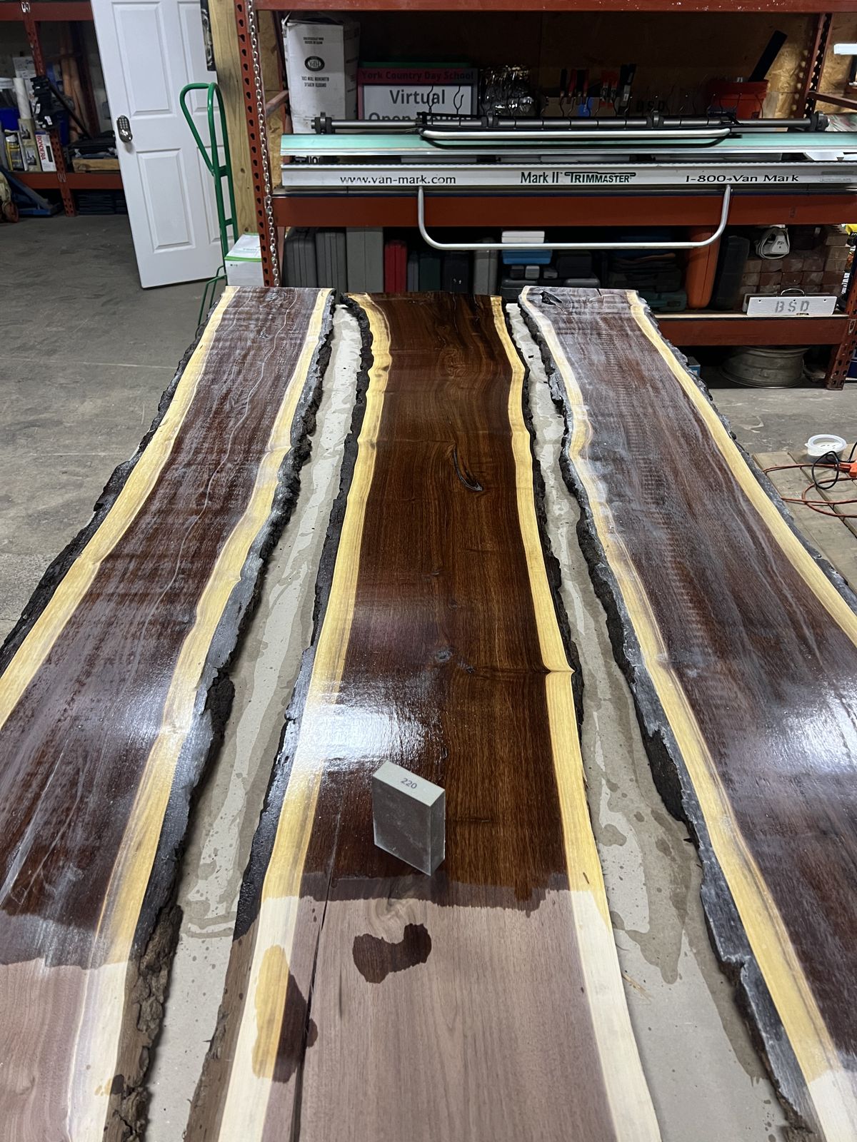 Grain coming alive under the finish