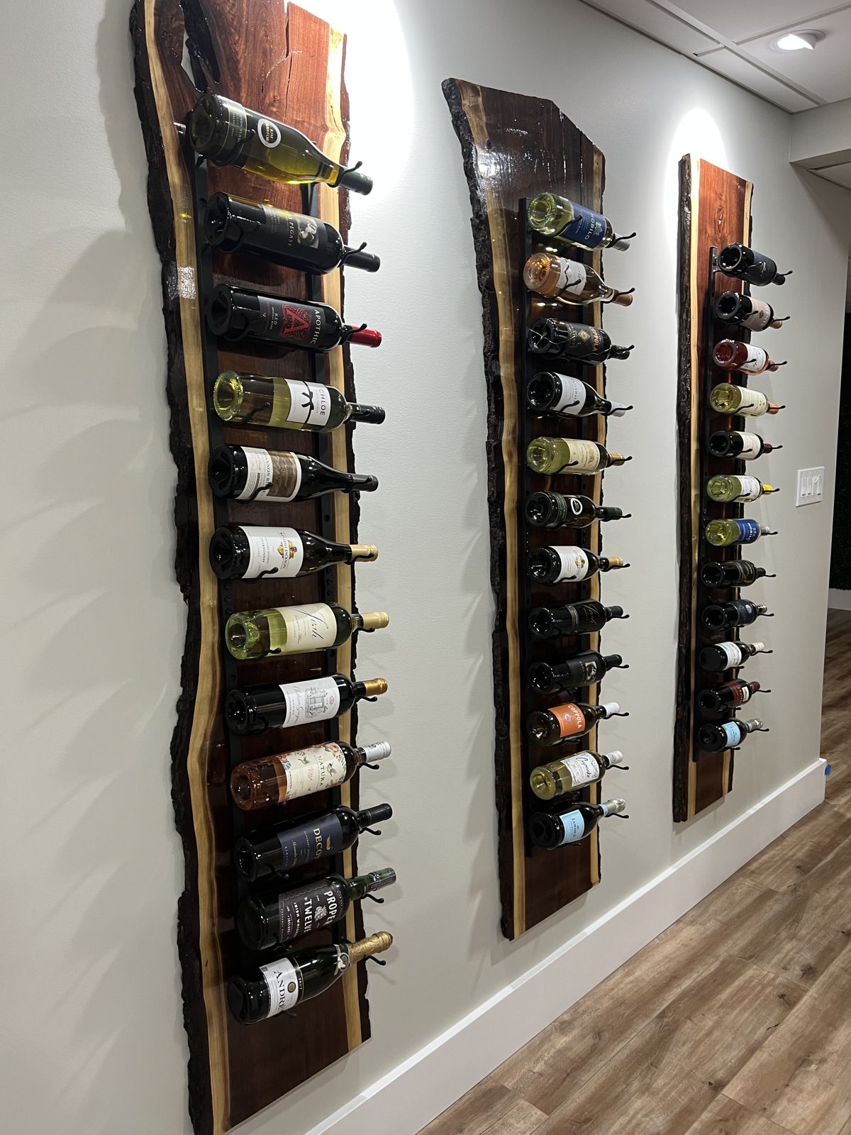 Racks installed and filled
